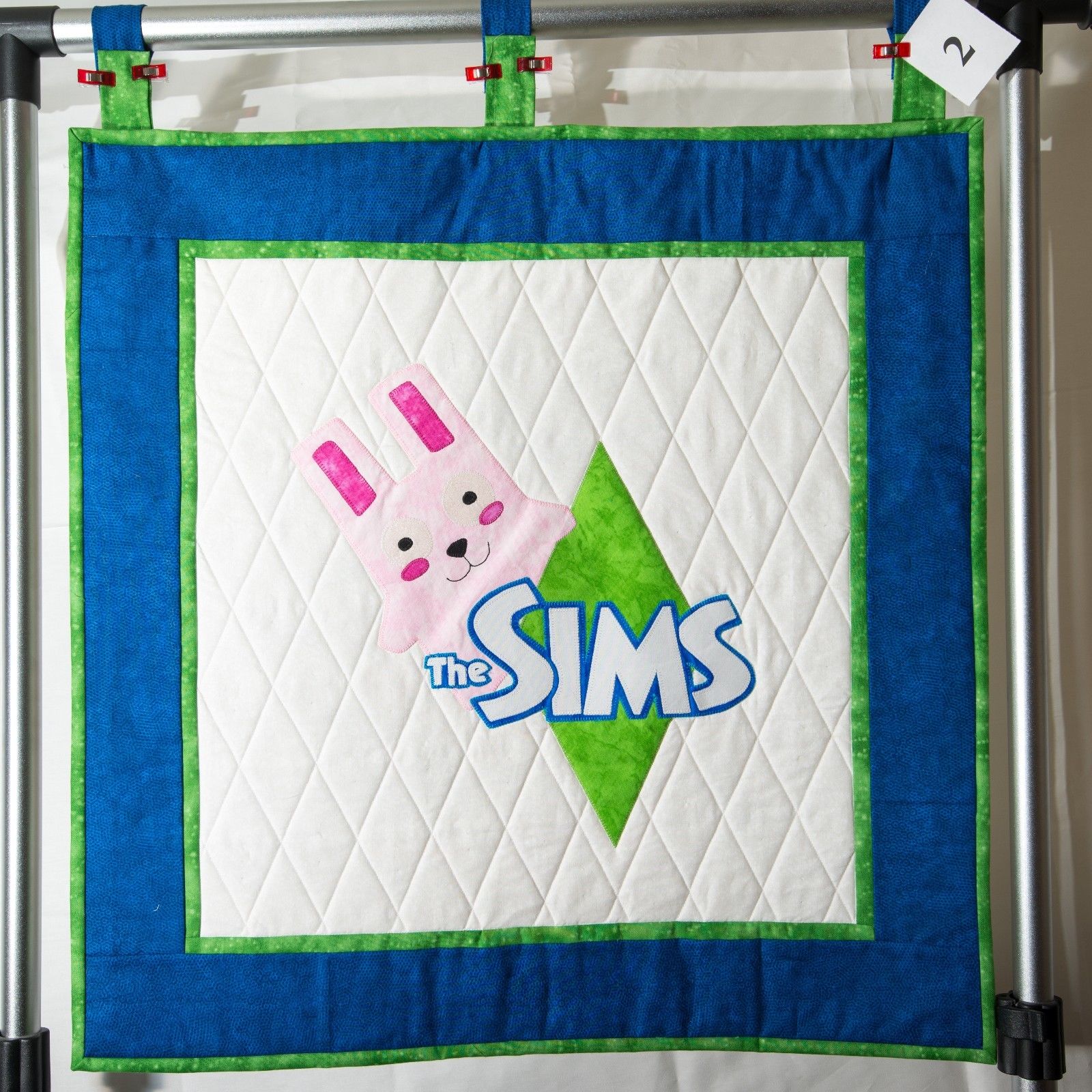 The Sims Quilt made and signed by The Sims team! Platinum Simmers